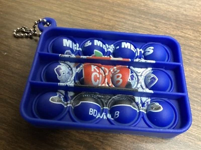 New York Mets Mr. And Mrs. Met’s Kids Club Fidget Keychain 3"x2.25" - Image 1 of 2