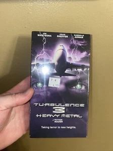 Turbulence 3 Heavy Metal 2000 VHS Rutger Hauer plane jet skyjacking death metal - Picture 1 of 2