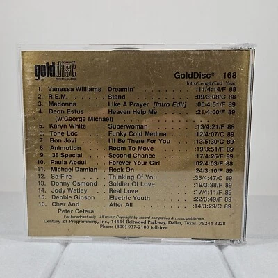 Century 21 GoldDisc #168 CD (1989) Vanessa Williams / REM / Madonna - Image 1 of 3