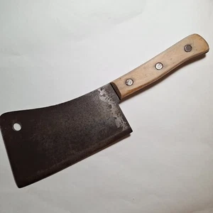 Vintage Briddell No. 800 8" Meat Cleaver,full Tang - Picture 1 of 8