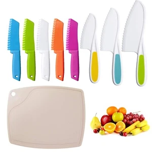 9Pcs Kids Knife Sets Plastic Knife,Kids Chef Nylon Knives Include 5 pcs Squar... - Picture 1 of 8