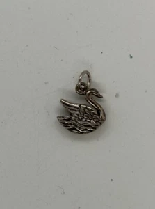 Schwan 🦢 Sterling Silber Charm Anhänger 3g - Bild 1 von 3