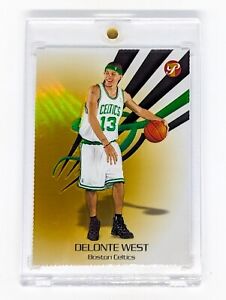 2004-05 Topps Pristine Gold Refractor #143 Delonte West RC /27 Boston Celtics