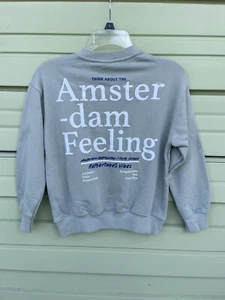 Zara Kids Girl's Green Crewneck Rib Knit Sweater AMSTERDAM Size 9 Years #6846 - Picture 1 of 5