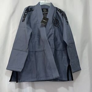 Sanabul A1 Jiu Jitsu Gi Fighter Martial Arts Top Only Gray New Nwt E950