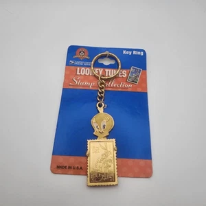 Portachiavi Tweety Collezione Francobolli Looney Tunes Nuovo con etichette - Foto 1 di 2