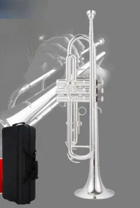 Gold color or silver plating YTR 2335 Bb Beginner/Student Trumpet with cloth bag - Picture 1 of 7