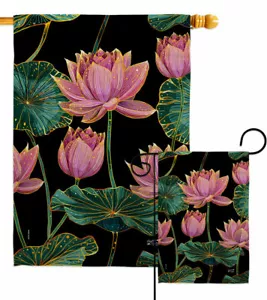 Bandiera da giardino colorata perduta floreale decorativa piccolo regalo cortile casa striscione - Foto 1 di 17