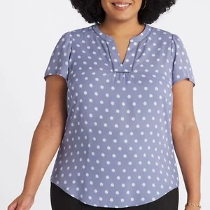 stitchfix x 41 hawthron london mixed media bluse 1x - Bild 1 von 3