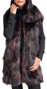 Donna Salyers faux fur vest - Picture 1 of 5