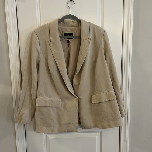 VETEMENTS Giacca blazer donna Eloquii taglia 18 misto lino