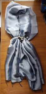 Silk scarf with real stone locker - Picture 1 of 7
