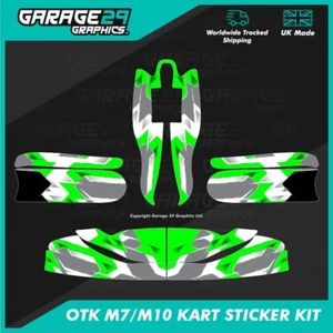 OTK M7/M10 KART STICKER KIT - COMPOUND - COLOUR 3 - CUSTOMISABLE - Picture 1 of 3