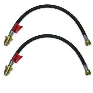 2 x LPG HOSES POL x W20 20 INCH PIGTAIL GAS PIPE 20" LP PROPANE BOTTLE CONNECTOR - Picture 1 of 13