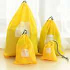 Travel Waterproof Nylon Drawstring Storage Bags Pouches Organizers