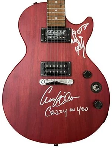 GUITARRA ELÉCTRICA AUTOGRAFIADA FIRMADA NANCY & ANN WILSON CORAZÓN CRAZY ON YOU BAJO CERTIFICADO DE AUTENTICIDAD - Imagen 1 de 3