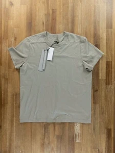 RICK OWENS perlbeige Level T kurzes T-Shirt Größe Medium authentisch neu mit Etikett - Bild 1 von 9
