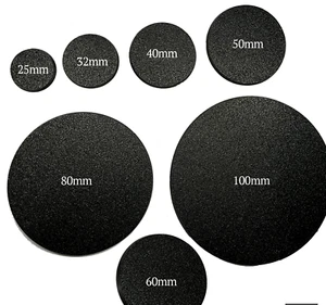 Warhammer 40k Citadel Round Bases 25/28/32/40/50/60/80/100 Authentic - Picture 1 of 9