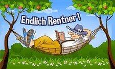 Flag Flag Finally Retiree 90 x 150 cm