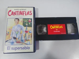 Cantinflas Mario Moreno - el Supersabio - VHS Kassette Tape Coleccion Rba - Picture 1 of 4