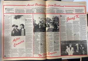 POSTCARD RECORDS ARTICLE 1981 15x22'' Original Poster Size Advert L370 - Imagen 1 de 1