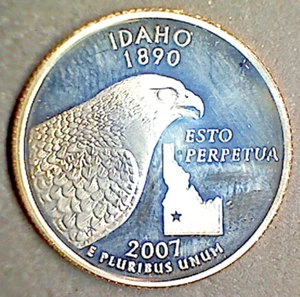 2007S Proof Idaho State Quarter - Picture 1 of 2