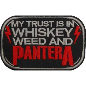 PANTERA - WHISKY Y HIERBA - PARCHE TEJIDO - NUEVO - BANDA DE MÚSICA PANTPAT16 - Imagen 1 de 1