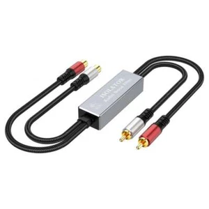 RCA Ground Loop Noise Isolator Audio Cable | Dual Male to Dual Female - Picture 1 of 3