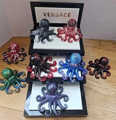 Decorative Octopus Handmade with Epoxy Resin, Multiple Colors. OOAK. Super cute! - Image 1 of 4
