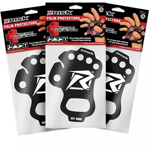 3 X RISK RACING MOTOCROSS ENDURO PALM PROTECTORS blisters ADULTS Large black - Picture 1 of 8