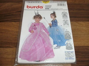 BURDA FASCHING-Schnittmuster 3047 2x PRINZESSIN 104-128 - Bild 1 von 1