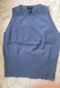 Kors Michael Kors Periwinkle Kaschmir Strick ärmelloses Top Damen Large gebraucht, in einwandfreiem Zustand - Bild 1 von 4