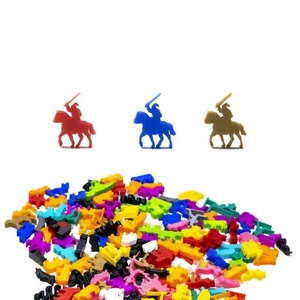 Caballero con Caballo Meeple Figuras - Juego de Mesa Accesorios - Meeples y Piedras - Imagen 1 de 6
