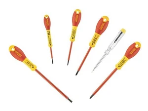 STANLEY FatMax Set Pemutar Skru Bertebat VDE, 6 Keping - Picture 1 of 2