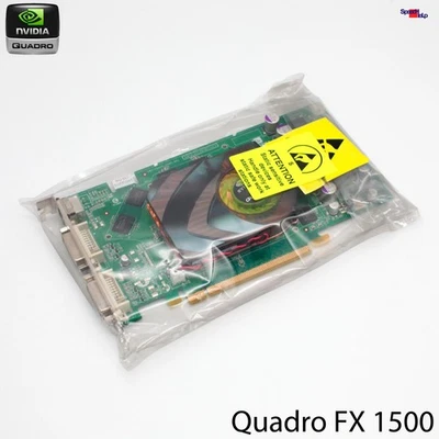 Pny Pro NVIDIA Pcie Quadro FX1500 Graphic Card 256MB Video Card Dual DVI New Ne - Image 1 of 4