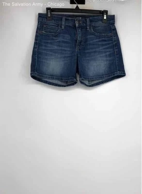 Joe's Jeans Womens Blue Denim Dark Wash Casual Boyfriend Shorts Size 26 - Image 1 of 4