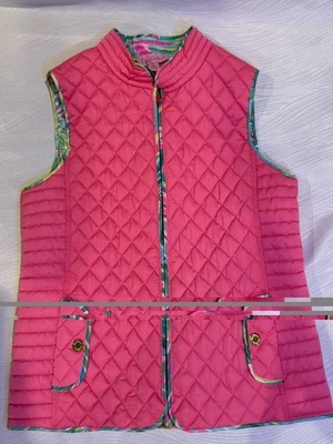 Chaleco acolchado rosa Lilly Pulitzer niños niñas (XL) Foto 1 de 4