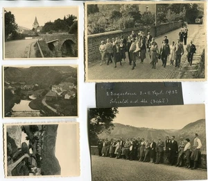 2 Foto AK + 3 Fotos Schuld an der Ahr, Ahr-Tour 1932 - Bild 1 von 2