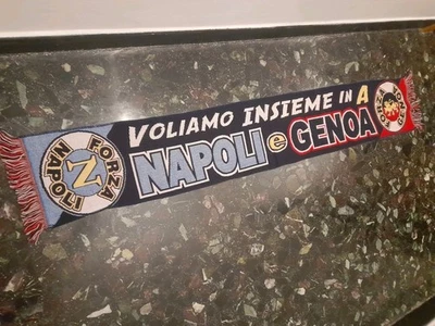 SCIARPA SCARF ULTRAS FRIENDS GENOA NAPOLI. BANCARELLA STADIO - Immagine 1 di 3