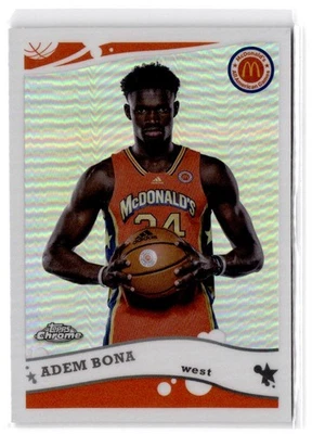 2022 Topps Chrome McDonald's Adem Bona #2K6-22 2006 All-American - Image 1 of 2