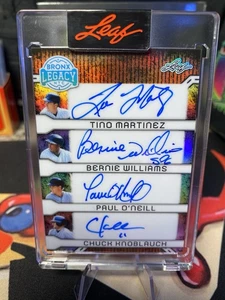 TINO MARTINEZ-KNOBLAUCH-WILLIAMS-O'NEILL 4 AUTOGRAMME /5 !!!!!! BRONX LEGACY 2025 - Bild 1 von 12