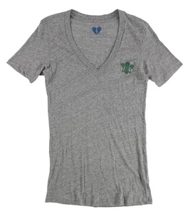 Urban Outfitters Womens Fleur De Lis Graphic T-Shirt, Grey, Medium - Picture 1 of 2