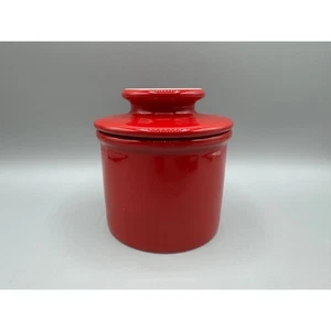 Butter Bell Crock L. Tremaine Red Water Butter Keeper - Picture 1 of 8