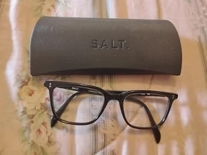 SALZ. Optik Brille Ian Schwarz 52-19-148 Handgefertigt Japan Nur Gestell - Bild 1 von 4