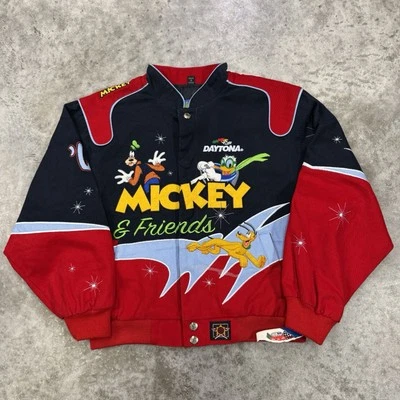 JH Design Disney Jacket youth XL Daytona 500 Mickey Racing Jeff Hamilton NWT NOS - Image 1 of 4