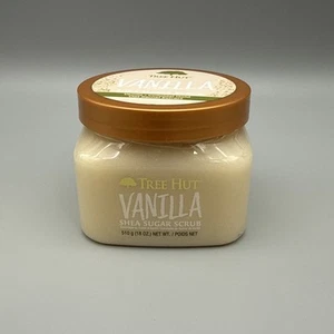 Tree Hut Vanilla Shea Sugar Scrub 18 oz – Exfoliating & Hydrating Body Care - Picture 1 of 3