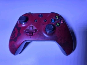 Xbox One Gears of War 4 Crimson Omen Limited Edition Controller -Tested& working - Picture 1 of 4