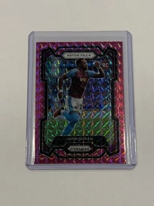 Jhon Duran 2023-24 Panini Prizm Pink Mosaic Aston Villa RC #109 - Picture 1 of 2