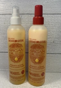 2- Creme of Nature with argan oil Strength & Shine Leave-In Conditioner 8.45oz - Picture 1 of 3