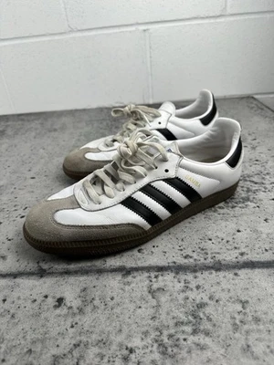 Size 9.5 - Adidas Samba ADV White Black Gum - Image 1 of 4